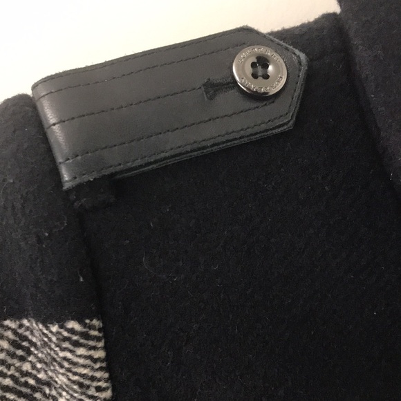 Black/dark Navy Wool Burberry Trench Coat - Picture 4 of 11